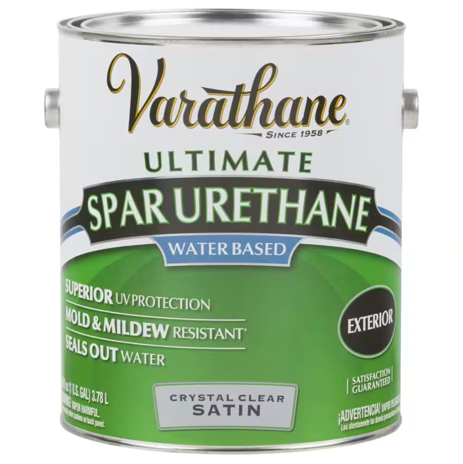 לכה שקופה אקרילית לשימוש חיצוני - גימור משי Varathane - דוארט | DoArt