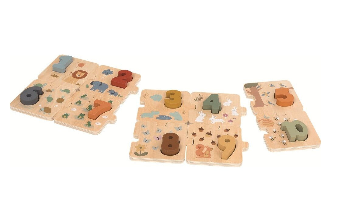 פאזל מספרים מעץ Shin Shin