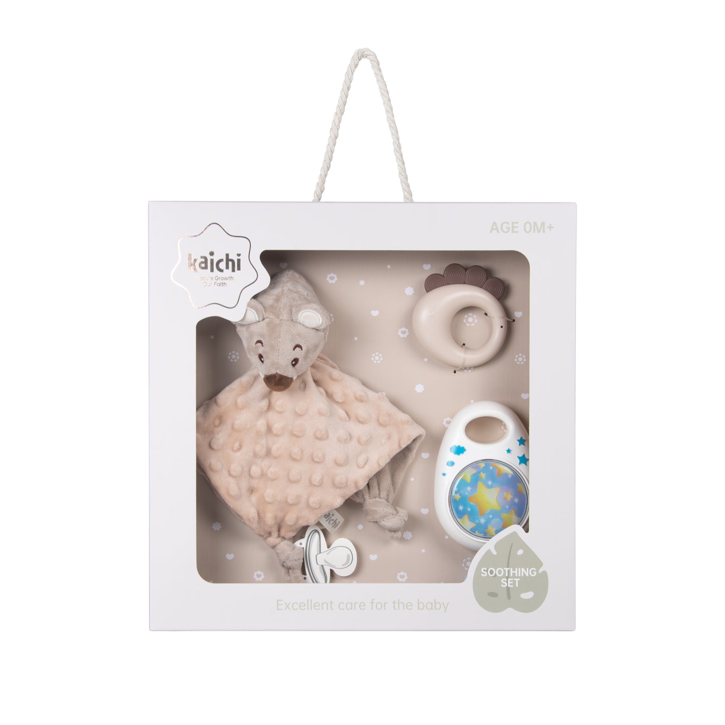 מארז מתנה 3 חלקים - תיבת נגינה, שמיכי ונשכן מבית KAICHI