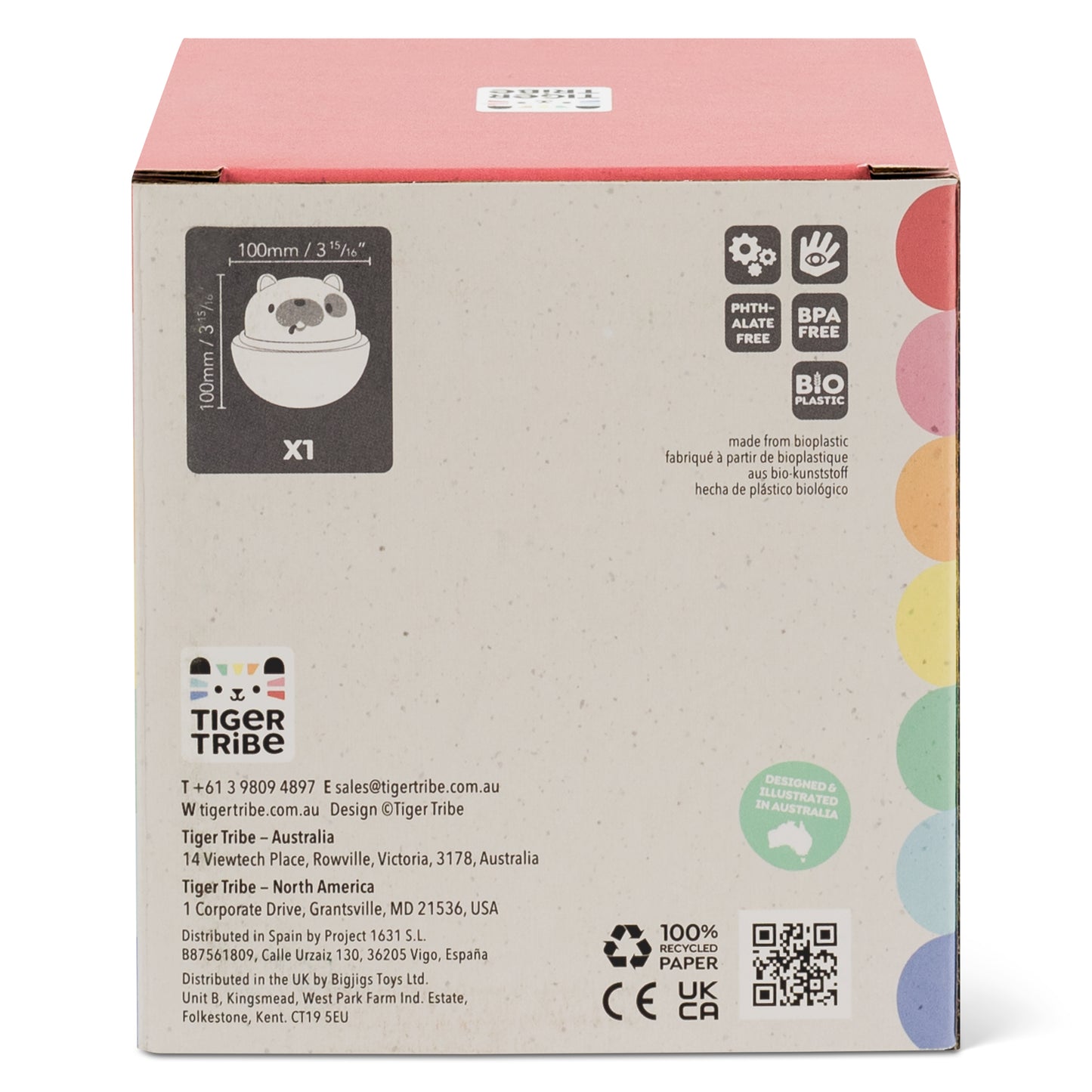 צעצוע מתנדנד ונוסע - פנדה Tiger Tribe - דוארט | DoArt