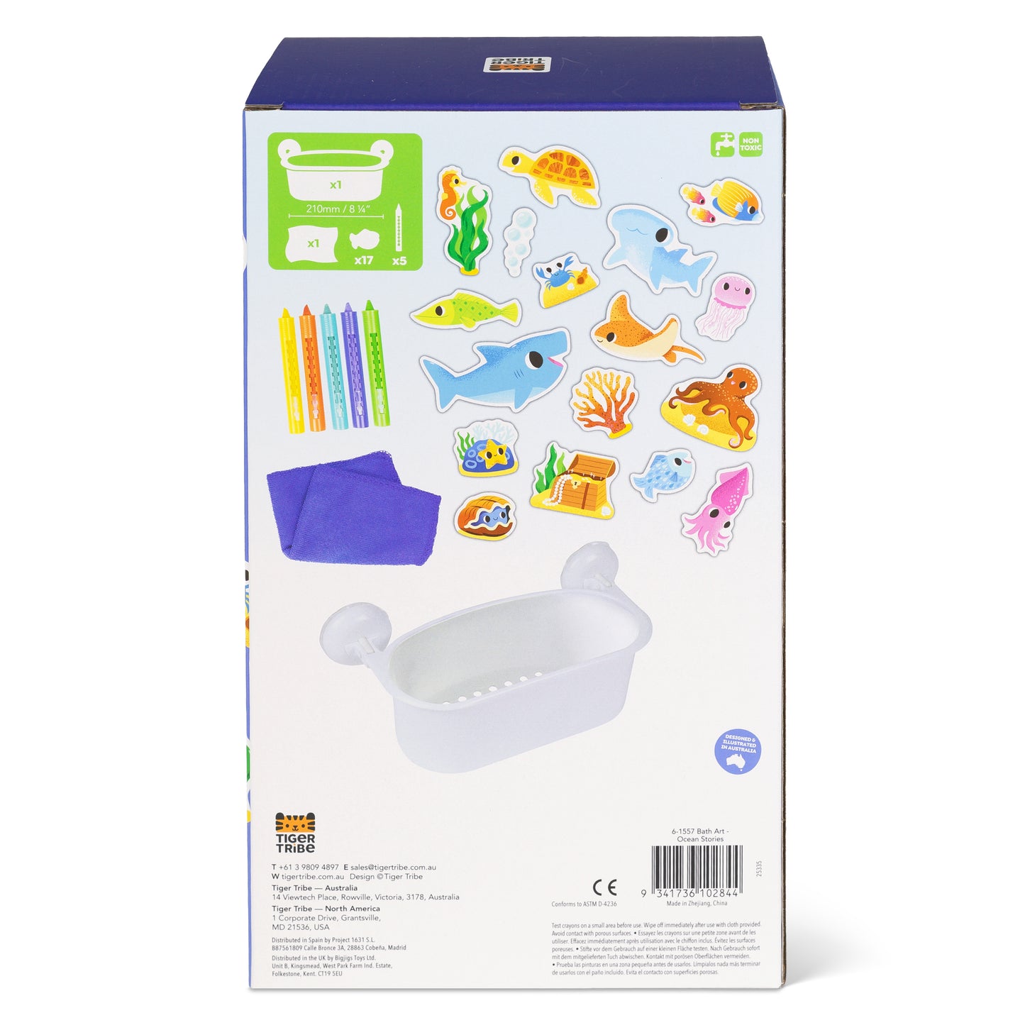 סיפורי אמבטיה - אוקיינוס Tiger Tribe - דוארט | DoArt