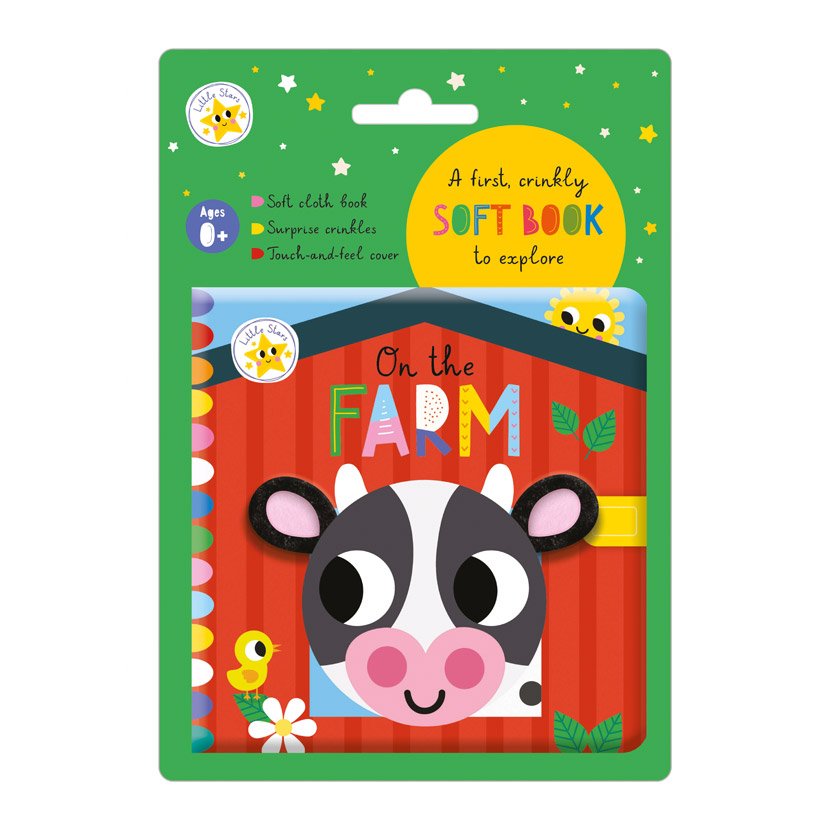 ספר בד מרשרש חיות חווה - Make Believe Ideas