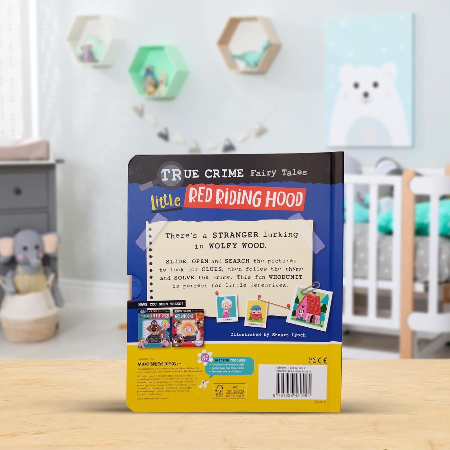 ספר זירת פשע כיפה אדומה - Make Believe Ideas