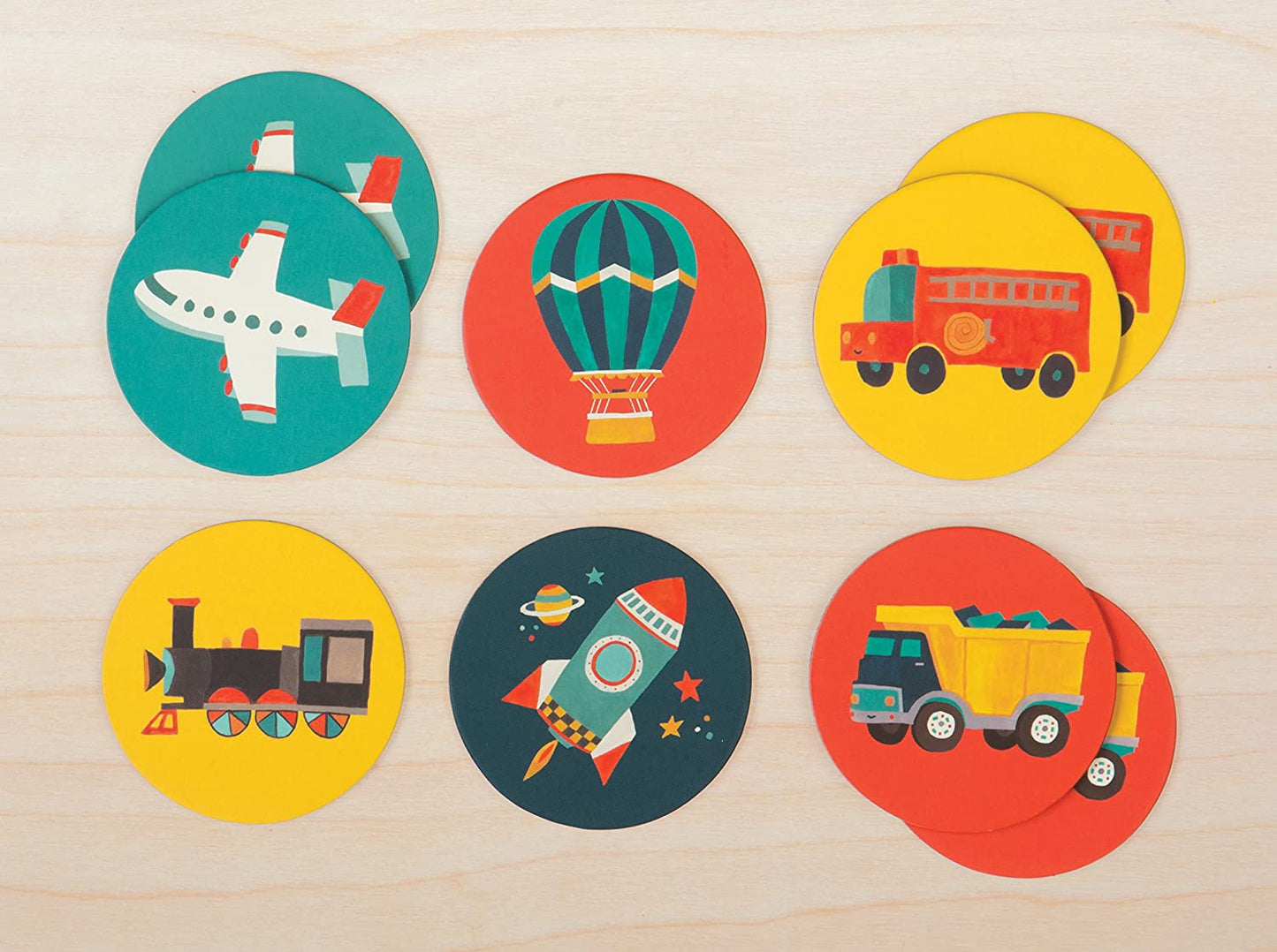 מיני משחק זיכרון - תחבורה MUDPUPPY - דוארט | DoArt