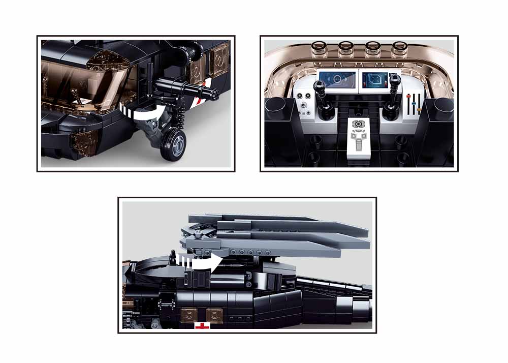 אבני בנייה סידרת מודלים - בלאק הוק Sluban - דוארט | DoArt