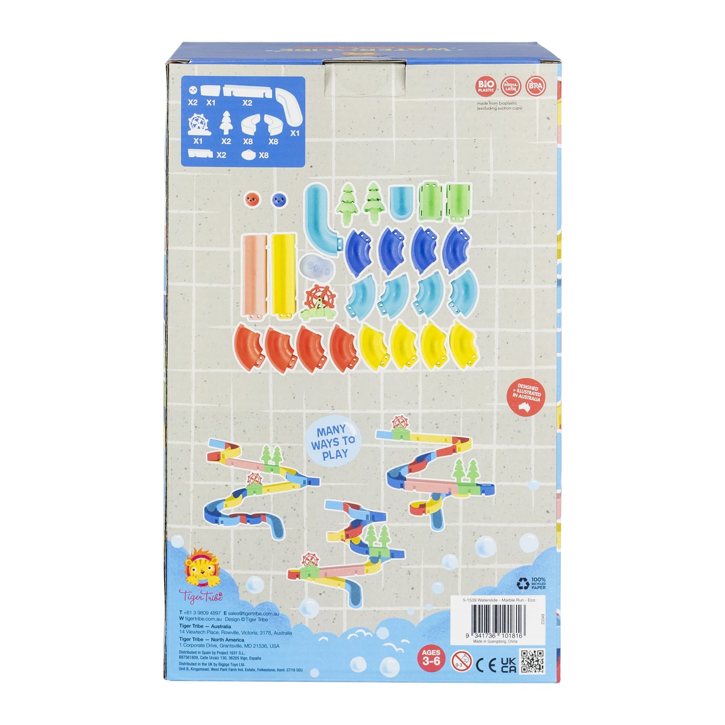 מגלשת מים לאמבטיה Tiger Tribe - דוארט | DoArt