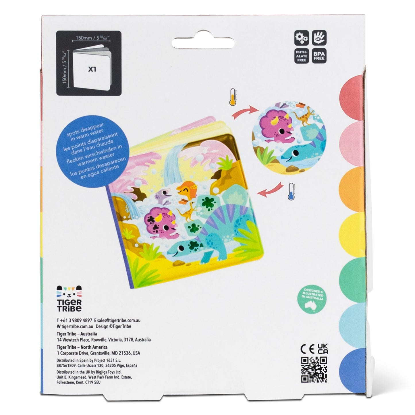 ספר אמבטיה - דינוזאורים Tiger Tribe - דוארט | DoArt