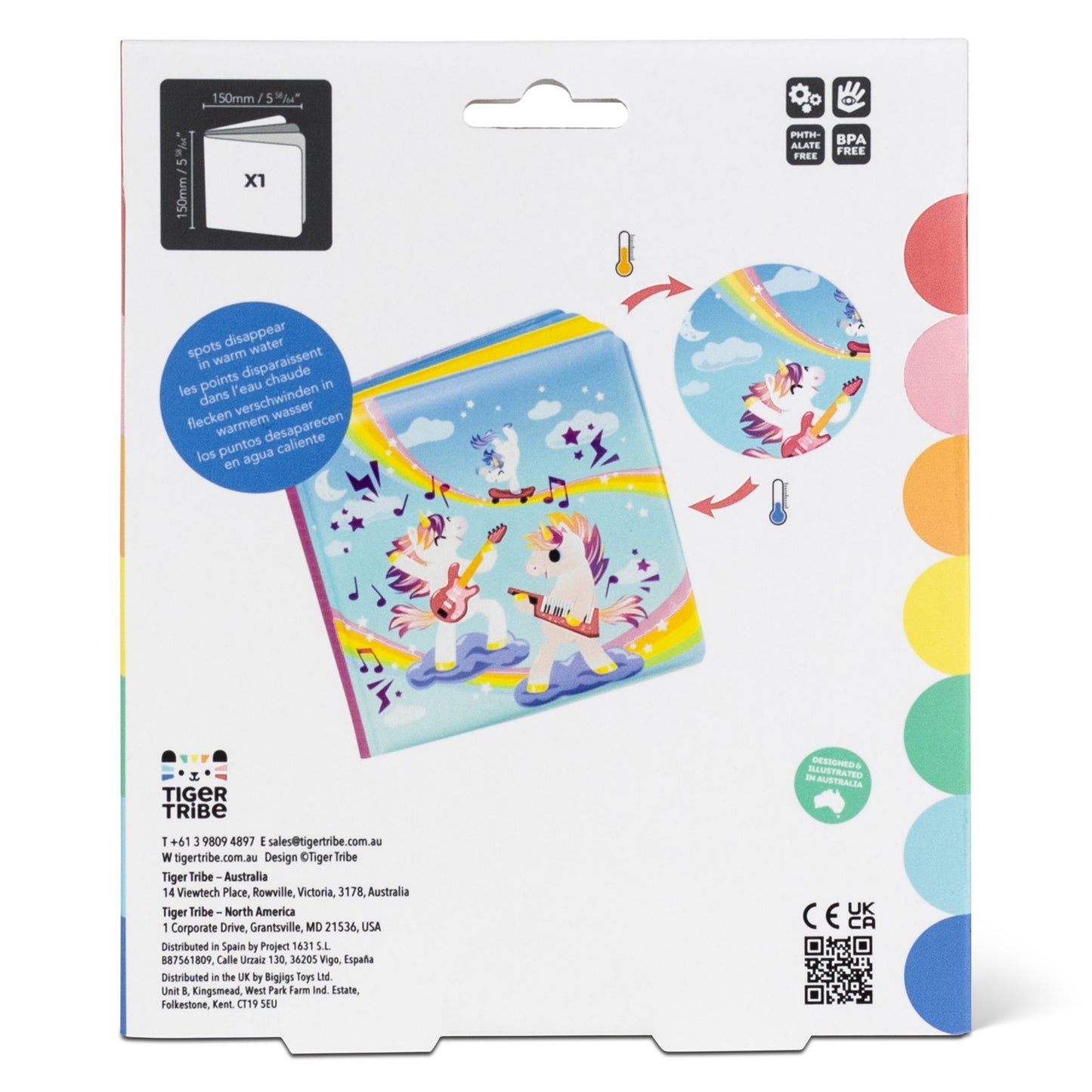 ספר אמבטיה - חד קרן קסום Tiger Tribe - דוארט | DoArt