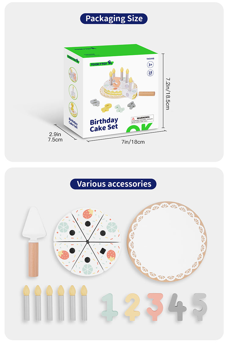 משחק עוגת יום הולדת Tooky Toy - דוארט | DoArt