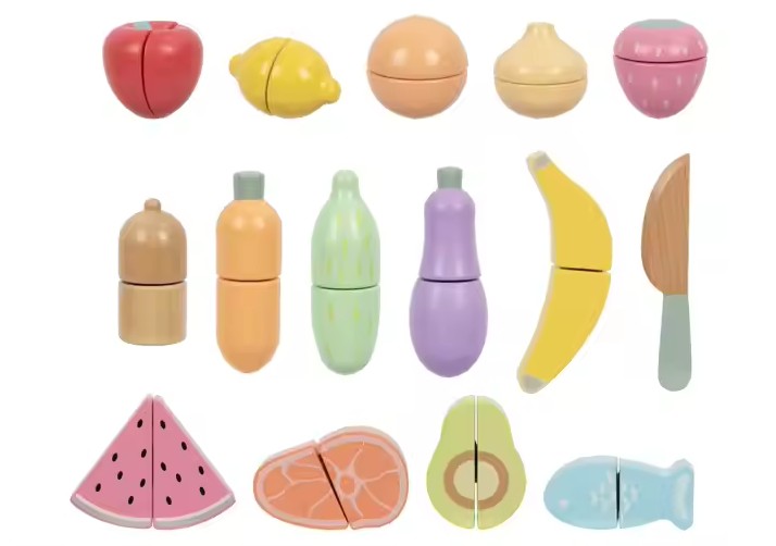 סט אוכל - חיתוך מזון Tooky Toy - דוארט | DoArt