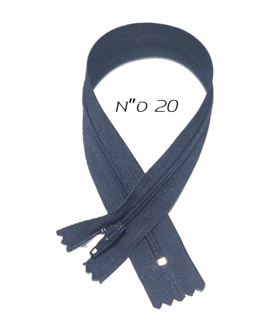 רוכסן רגיל כחול כהה - 20 ס"מ - דוארט | DoArt