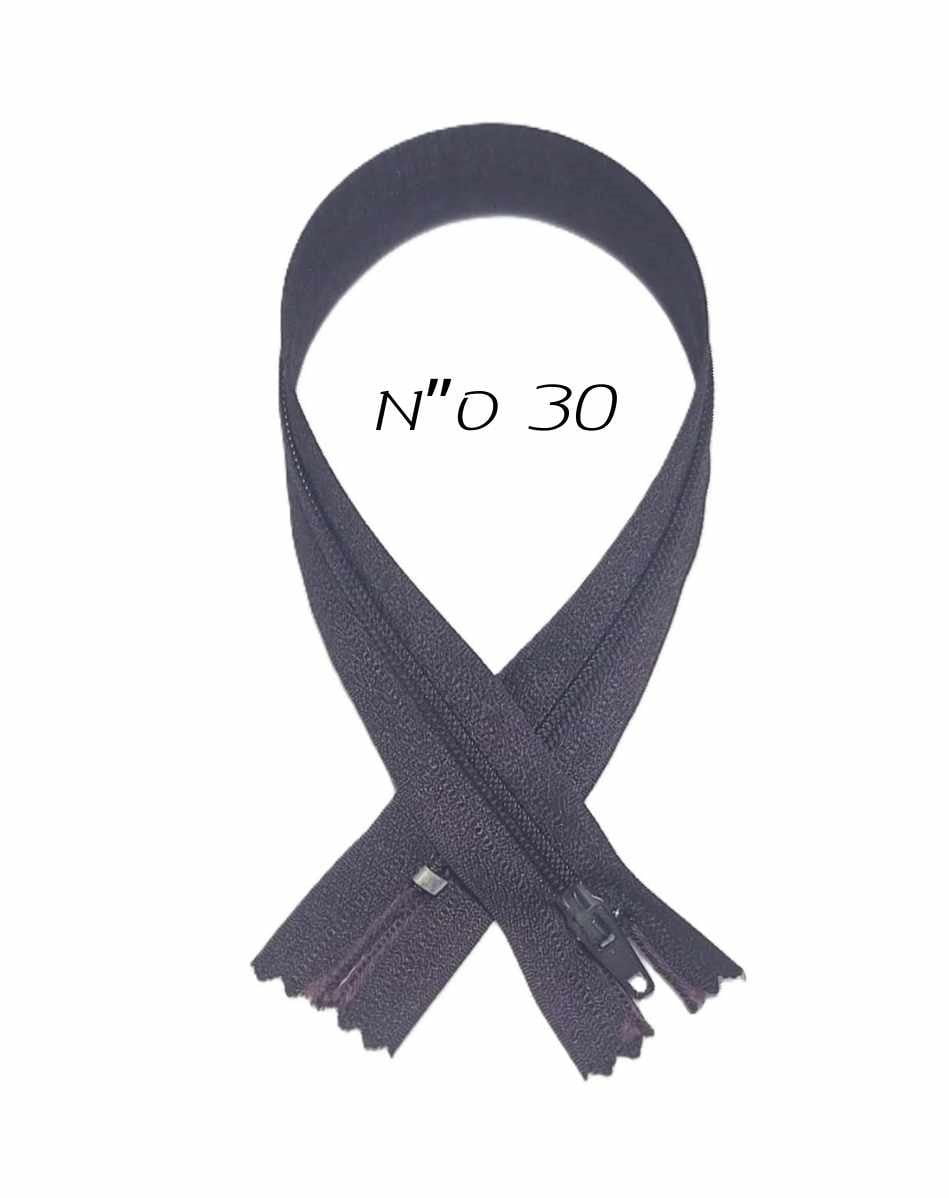 רוכסן רגיל סגול חציל כהה - 30 ס"מ - דוארט | DoArt