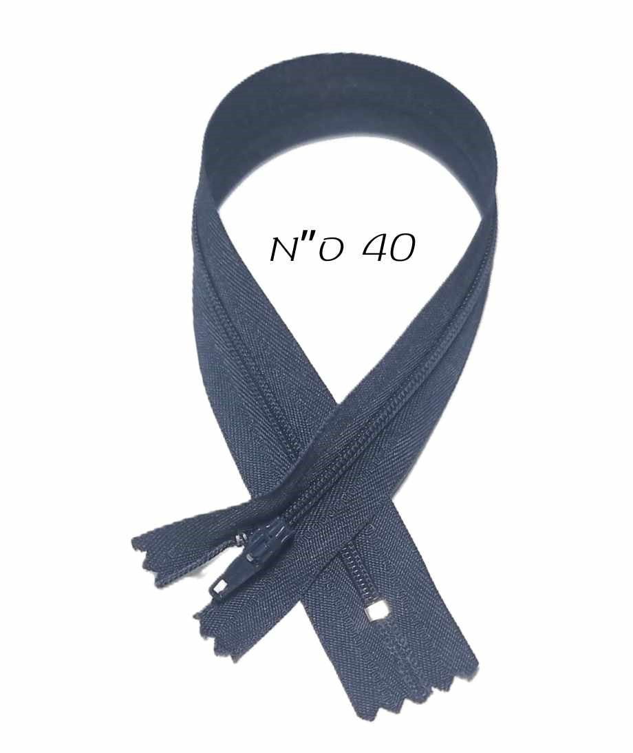 רוכסן רגיל כחול כהה - 40 ס"מ - דוארט | DoArt