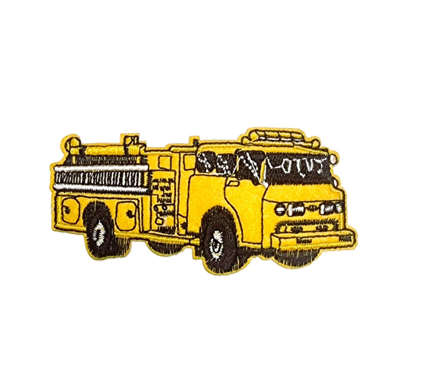 אפליקציה (פאצ') לגיהוץ - משאית צהובה - דוארט | DoArt