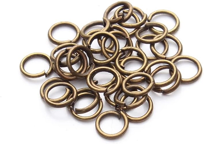 לולאות חיבור קוטר 7 מ"מ ציפוי פליז עתיק - דוארט | DoArt