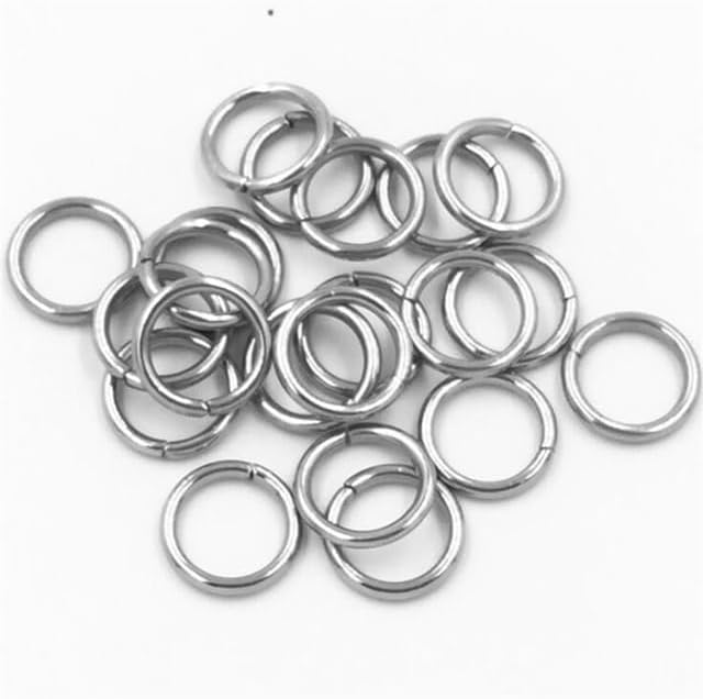 לולאות חיבור קוטר 7 מ"מ ציפוי ניקל / רודיום - דוארט | DoArt