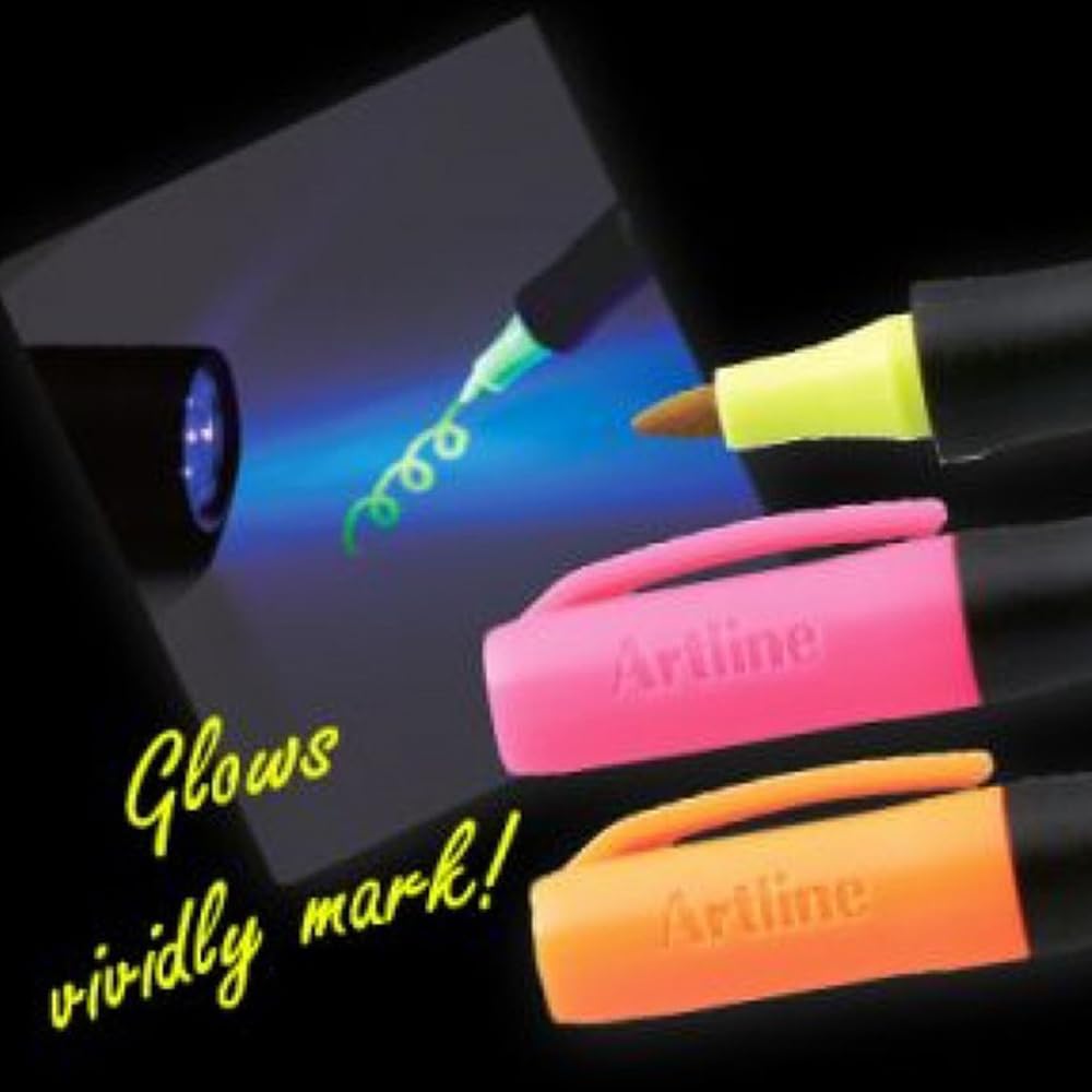 טוש פרמננטי ARTLINE SUPREME - כתום UV GLOW - דוארט | DoArt
