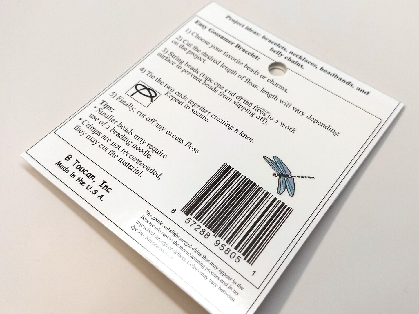 חוט סיליקון Gussamer Floss עובי 0.13 מ"מ 4.6 מ'' - דוארט | DoArt