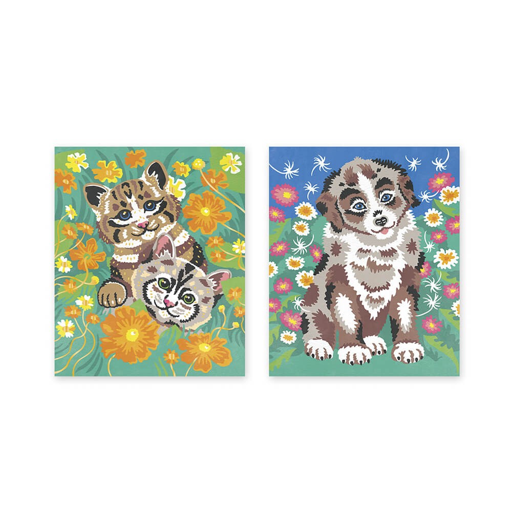 צביעה לפי מספרים - כלבים וחתולים Janod - דוארט | DoArt