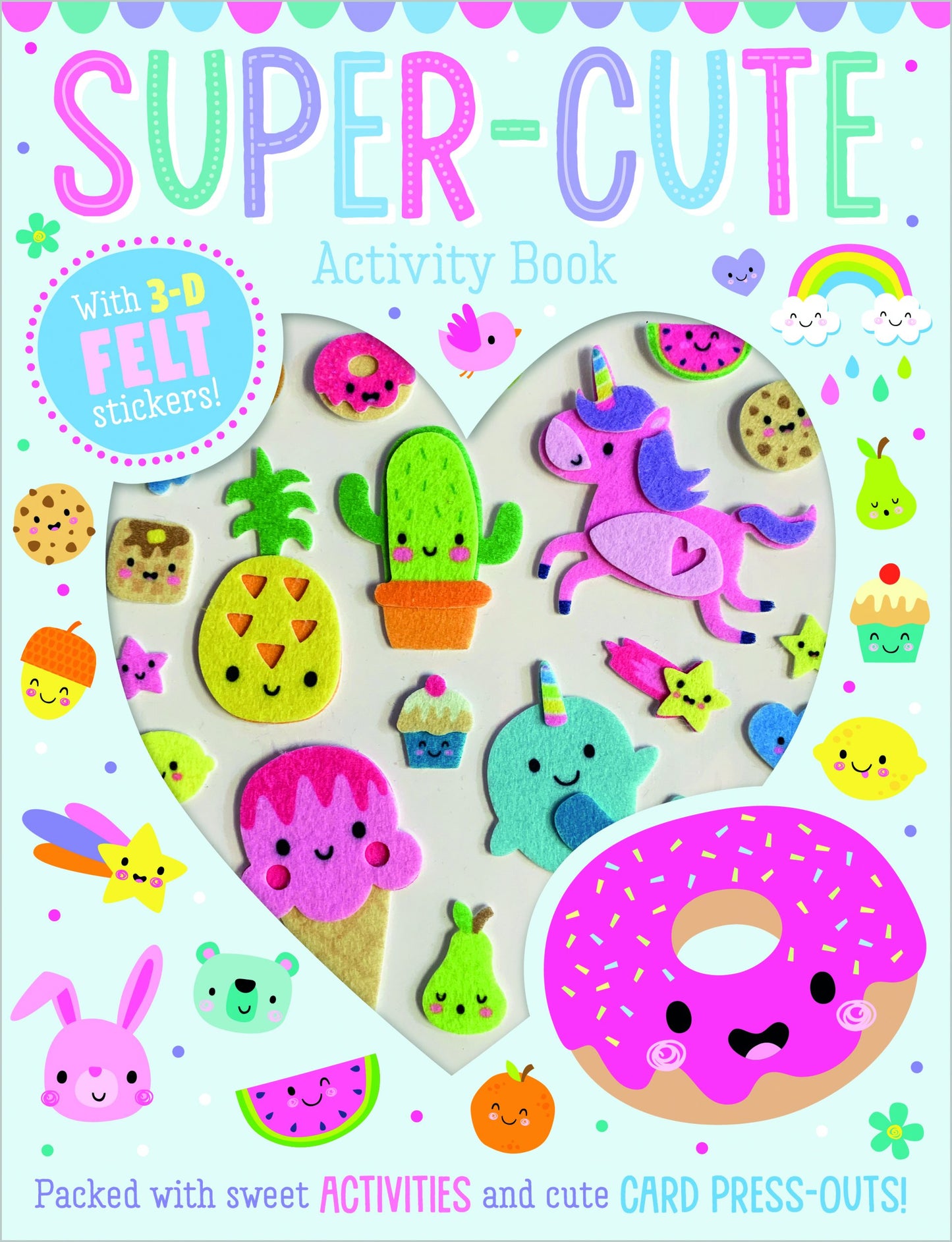 חוברת פעילות עם מדבקות חמודים - Make Believe Ideas - דוארט | DoArt