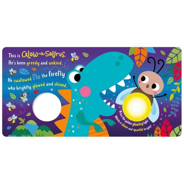 ספר גלואוזאורוס, הדינוזאור הזוהר - Make Believe Ideas - דוארט | DoArt