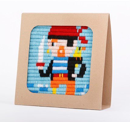 ערכת ריקמה עם מסגרת - פיראט - דוארט | DoArt