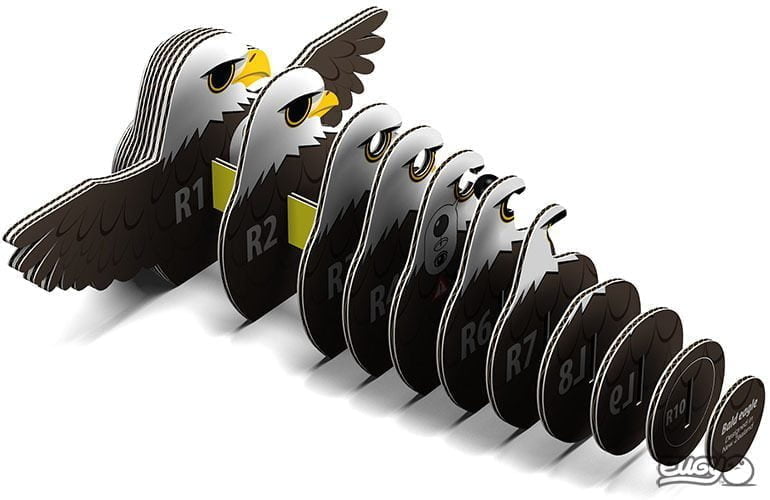 ערכת יוגי הרכבה 3D - נשר אמריקאי 022 - דוארט | DoArt