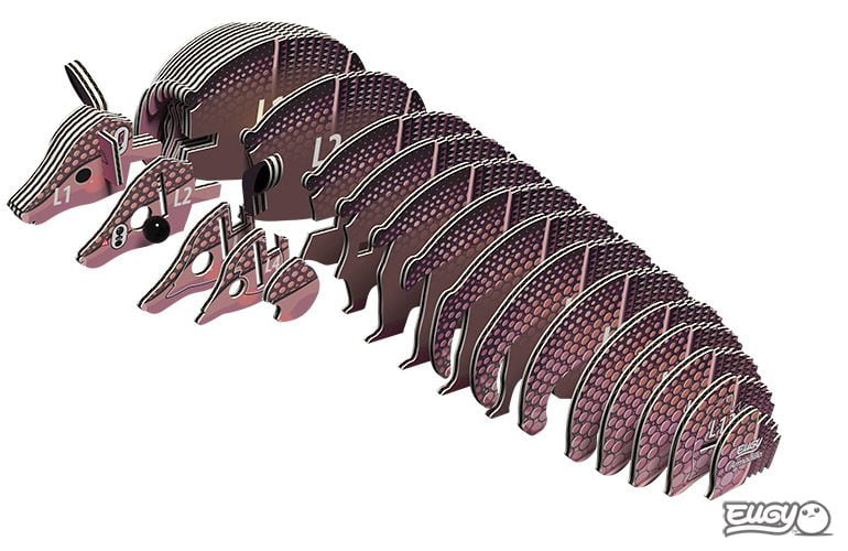 ערכת יוגי הרכבה 3D - ארמדילו 095 - דוארט | DoArt