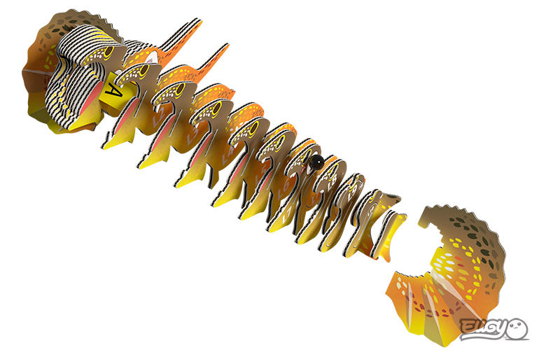 ערכת יוגי הרכבה 3D - חרדון הצווארון 108 - דוארט | DoArt