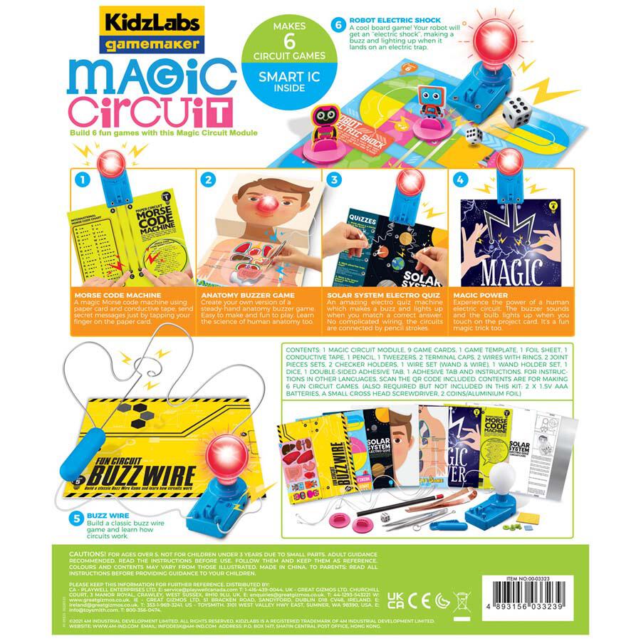 יוצר המשחקים מעגל הקסם - מעבדת הילדים 4M - דוארט | DoArt