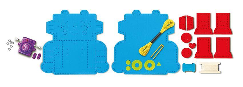 תפרו רובוט מעגל חשמלי -STEAM 4M