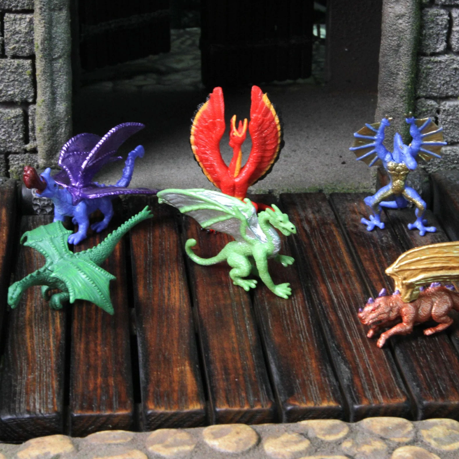 מניאטורות במארז TOOB - דרקונים אוסף 1 SF6856 - דוארט | DoArt