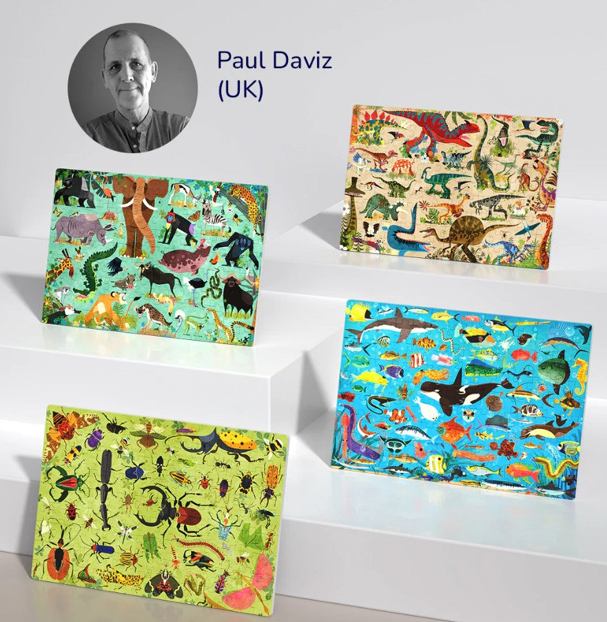 פאזל ארץ הדינוזאורים - 126 חלקים MIDEER