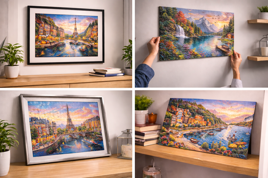 איך מדביקים פאזל לתמונה?