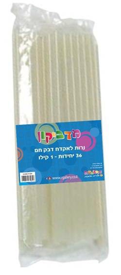 נרות לאקדח דבק חם 1 קילו - 36 יח