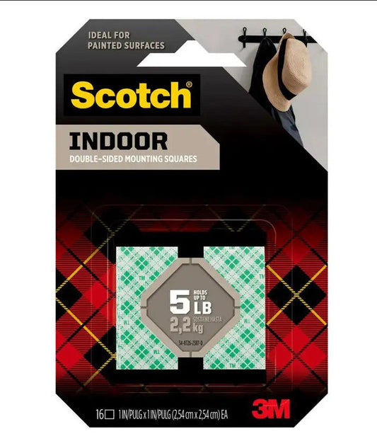 16 ריבועי דבק דוצ ספוגי SCOTCH 3M דגם 111