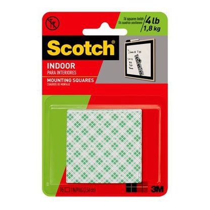 16 ריבועי דבק דוצ ספוגי SCOTCH 3M דגם 111