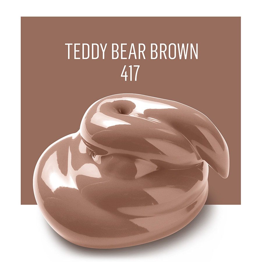 צבע אקרילי פולקארט TEDDY BEAR BROWN 417