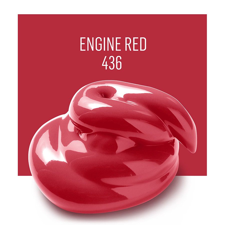 צבע אקרילי פולקארט ENGINE RED 436