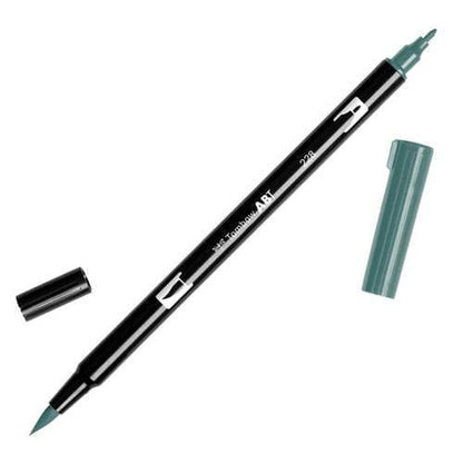 טומבו ABT טוש מכחול דו צדדי - TOMBOW GREY GREEN 228