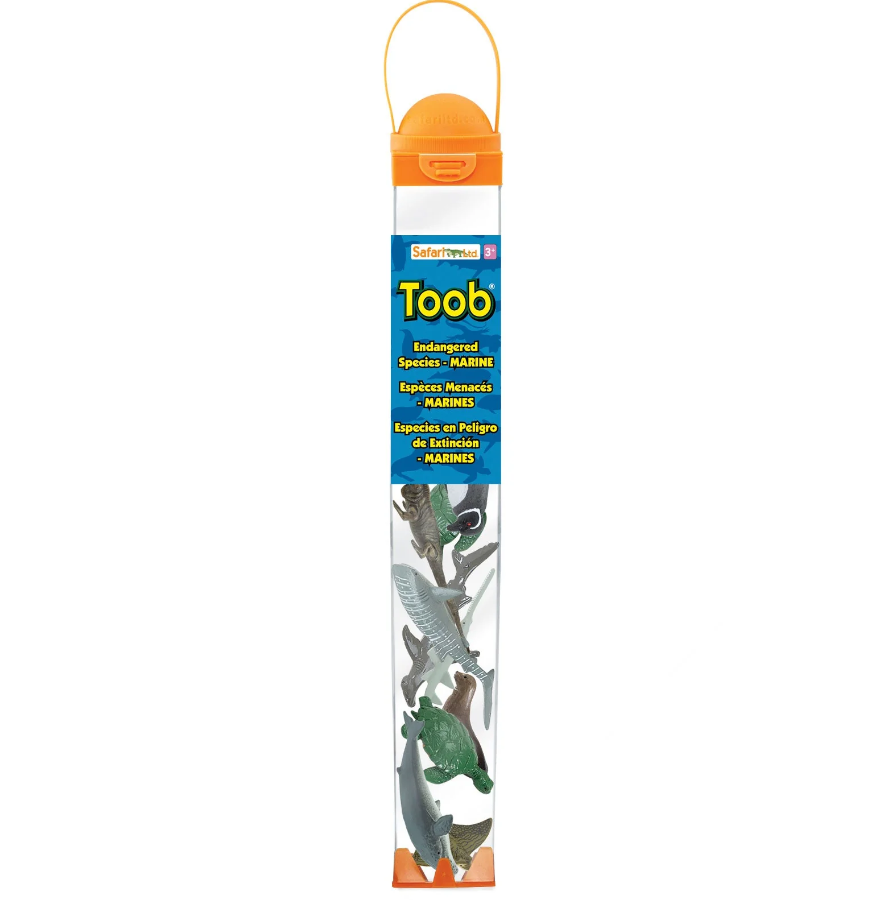 מניאטורות במארז TOOB - חיות ים בסכנת הכחדה SF100110 - דוארט | DoArt