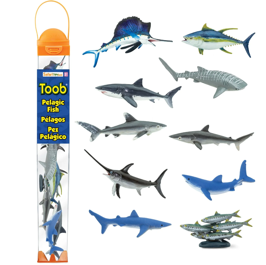 מניאטורות במארז TOOB - דגי הים הפתוח SF100265 - דוארט | DoArt