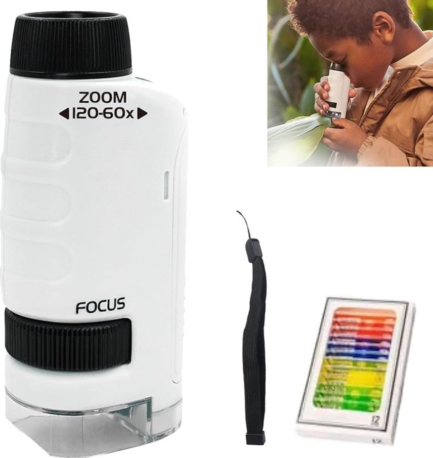 מיקרוסקופ כיס נייד לדרך - For Think Road - דוארט | DoArt