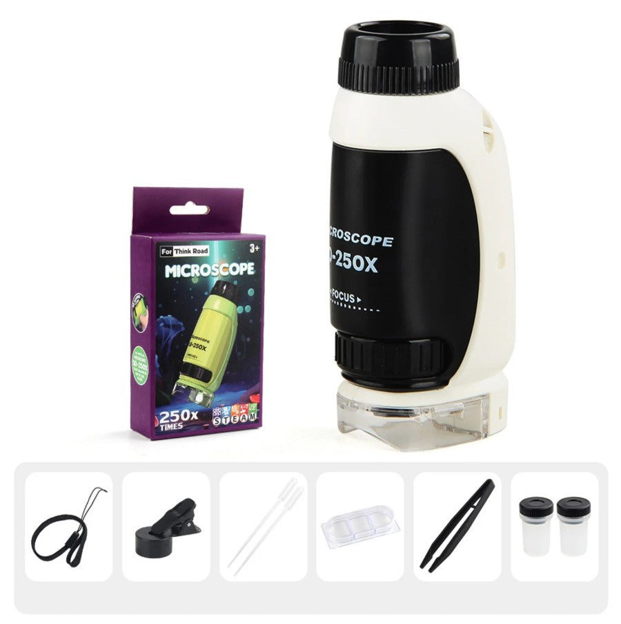 מיקרוסקופ כיס נייד לדרך - For Think Road - דוארט | DoArt