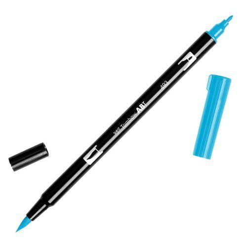 טומבו ABT טוש מכחול דו צדדי - TOMBOW REFLEX BLUE 493