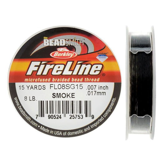 חוט חריזה FIRELINE - שחור SMOKE אורך 15Y