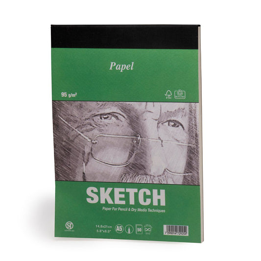 בלוק PAPEL SKETCH ירוק - A4