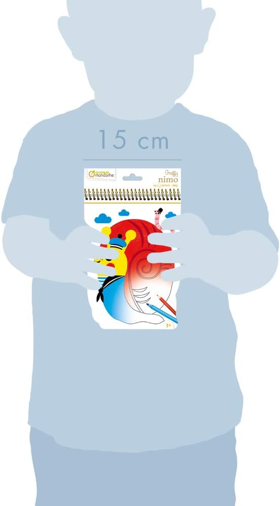 חוברת צביעה גראפי נימו - חילזון Avenue Mandarine - דוארט | DoArt