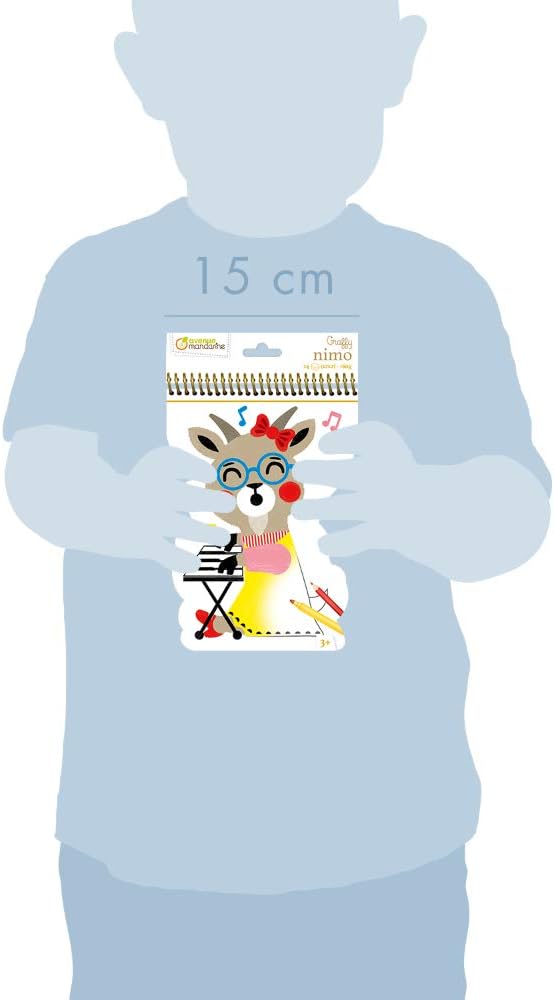 חוברת צביעה גראפי נימו - עז שובבהAvenue Mandarine - דוארט | DoArt