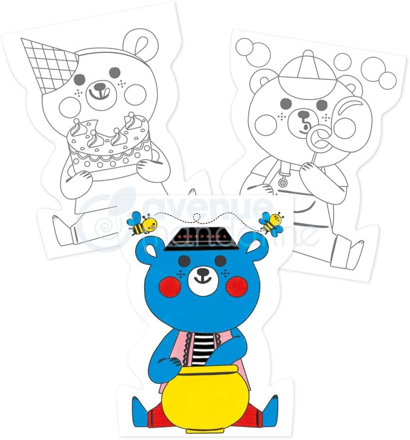 חוברת צביעה גראפי נימו - דובי Avenue Mandarine - דוארט | DoArt